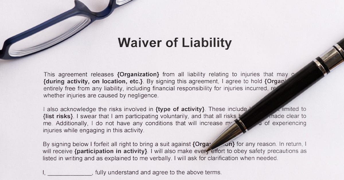 How Do Liability Waivers Work? - Wilson, Reives, Silverman & Doran ...